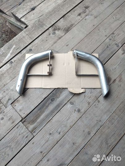 Защита бамперов для митсубиси паджеро спорт