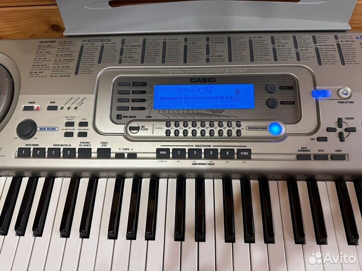 Синтезатор casio wk 3200