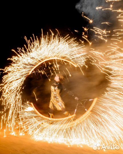 Световое/фаер шоу/Ангелы на свадьбу /выпускной