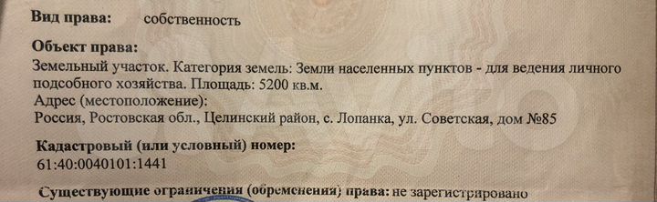 Участок 52 сот. (ИЖС)