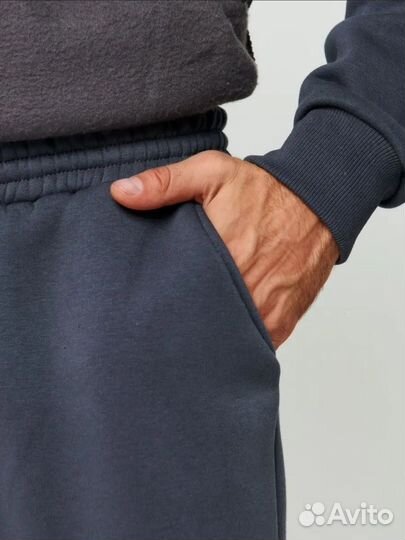 Спортивный костюм на флисе унисекс теплый новый