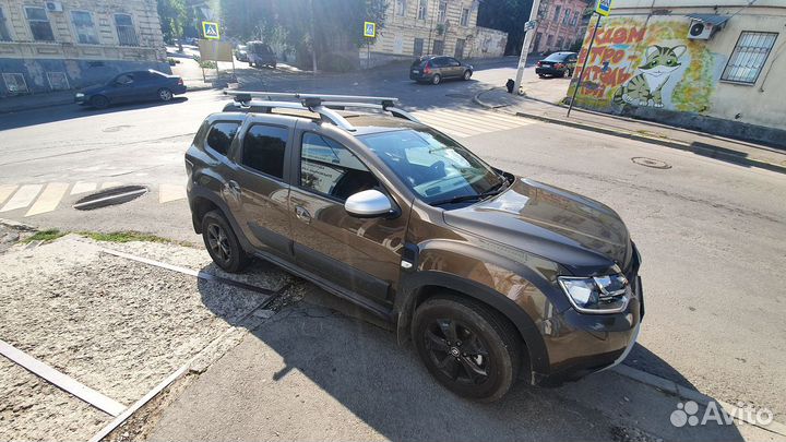 Багажник на крышу Рено Дастер 2 LUX аэро +монтаж