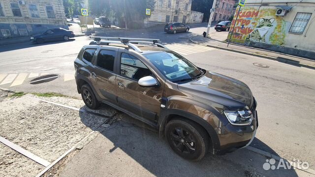 Багажник на крышу Рено Дастер 2 LUX аэро +монтаж