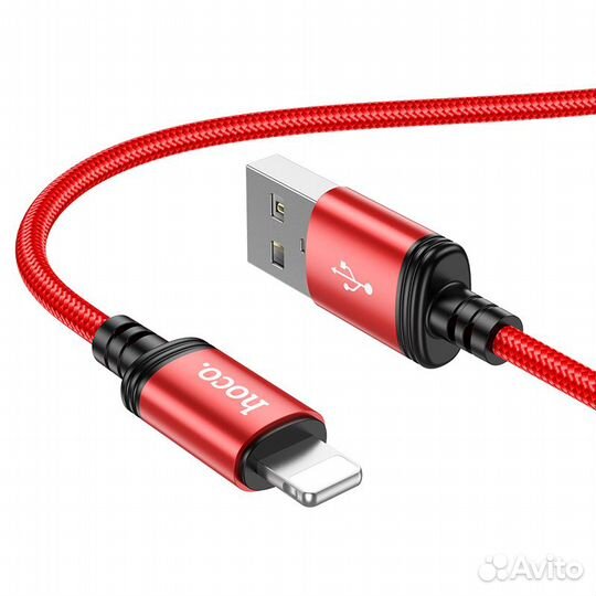 Кабель нейлоновый Hoco X89 2.4A USB Lightning 8-pi