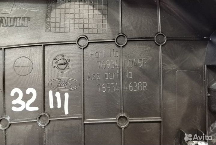 Накладка задней панели задняя правая Renault