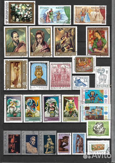 Марки Живопись, искусство и др. Часть 2