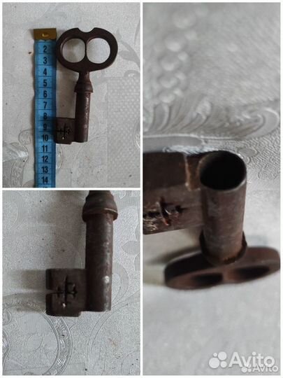 Подсвечник медь.Ключ, Бюст Чайковского