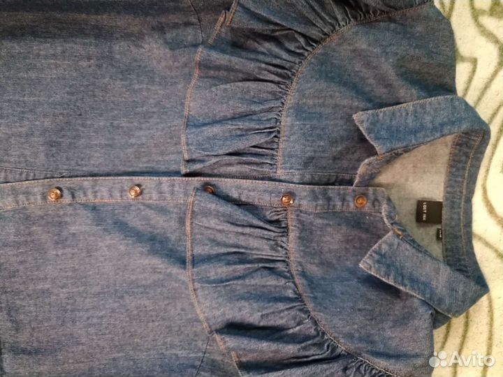 Джинсовая блузка