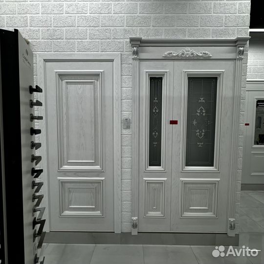 Двери межкомнатные серые g-8049