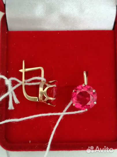 Золотое серьги СССР