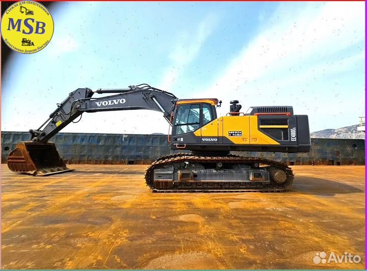 Левое стекло на Volvo EC480