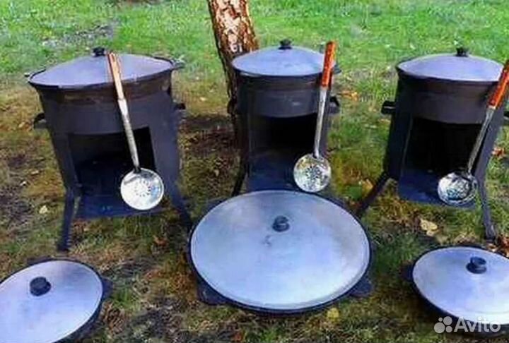 Казан чугунный узбекский наманганский 3-110л Ялта