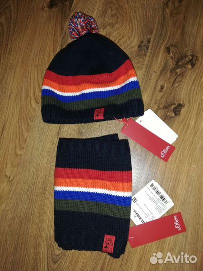 Комплект шапка и снуд для мальчика S. Oliver