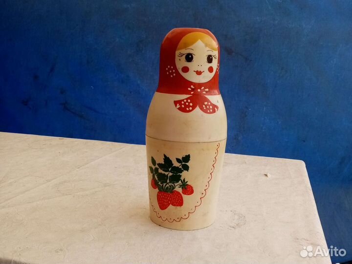 Термос матрешка СССР