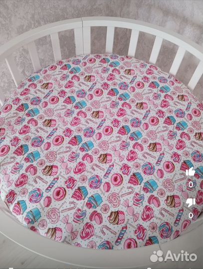 Новые Наматрасники на круглую кровать