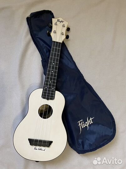 Укулеле сопрано Flight TUS35 White серии Travel