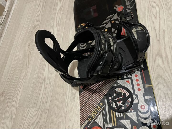 Крепление для сноуборда и сноуборд