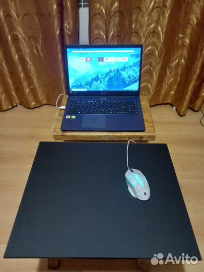 Коврик для мышки MousPad,чёрный 500 на 400мм