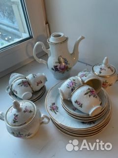 Чешский кофейный сервиз