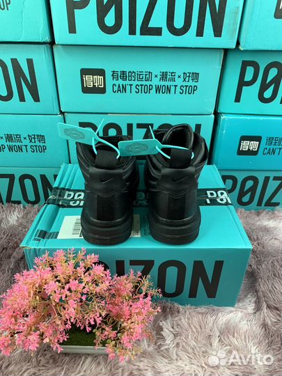 Nike Air Force 1 Gore Tex Black Оригинал (Poizon)