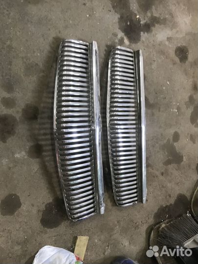 Хром решетка газ 21 с брусом