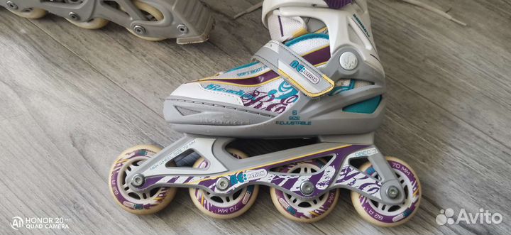 Роликовые коньки детские раздвижные