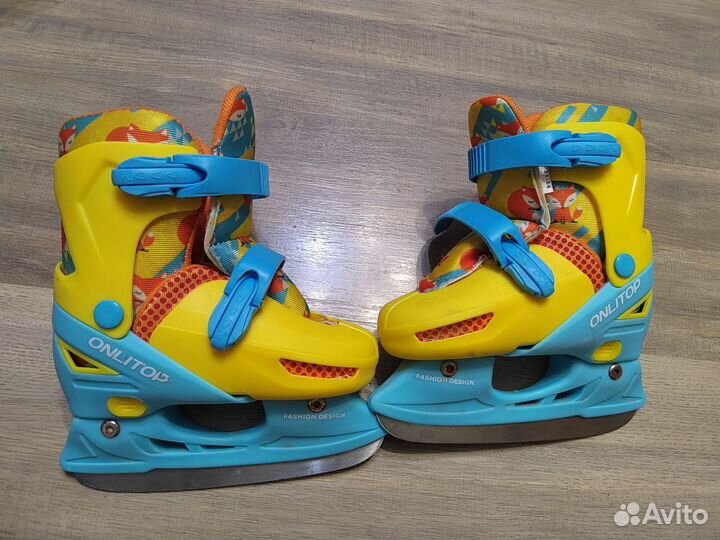 Коньки детские раздвижные 31-34 размер