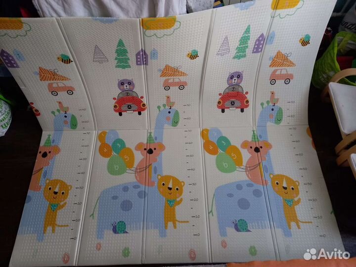 Двусторонний детский термоковрик 200*180