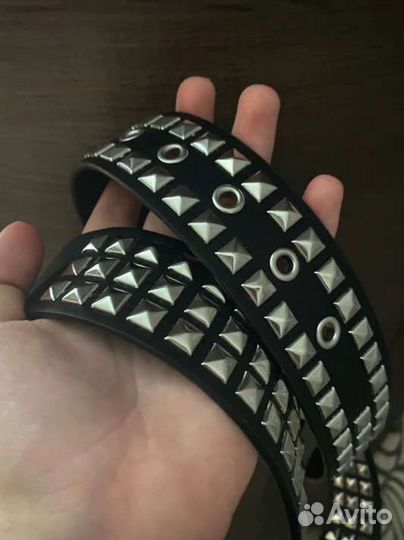 Ремень с заклепками y2k