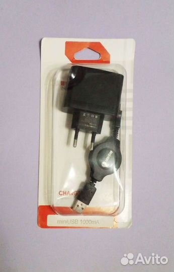 Зарядное устройство interstep miniUSB 1000mA