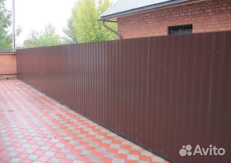 Заборы из профнастила