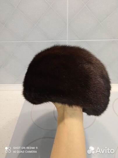 Шапка норковая женская