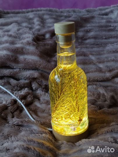 Светильник ночник из эпоксидной смолы