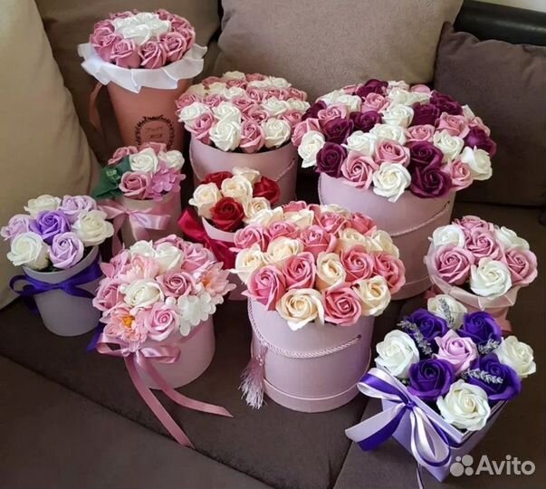 Мыльные розы букеты