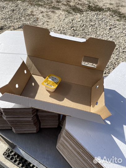 Контейнер бумажный для закусок/снеков