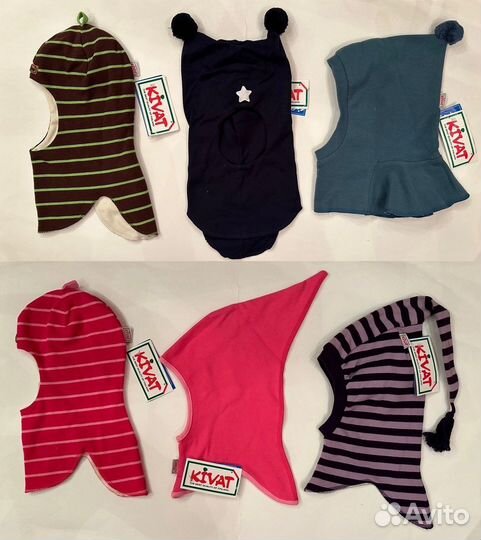 Шапка шлем kivat хлопок размер 1 новый