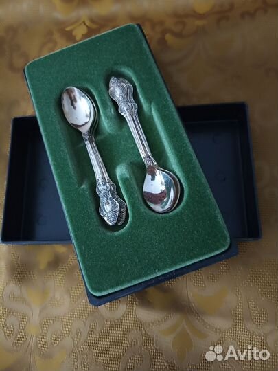 Набор посуды новый кофейные ложки, мельхиор