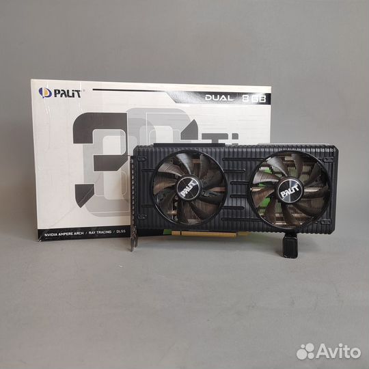 Видеокарта Palit GeForce RTX 3060 Ti Dual OC 8G