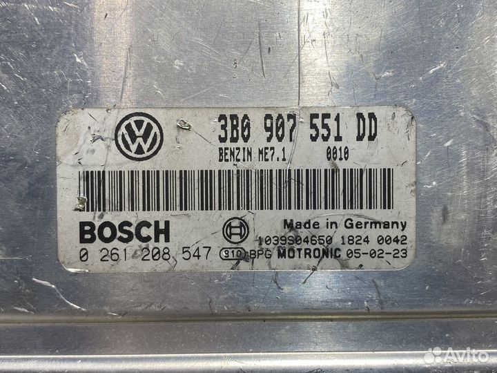 Эбу двигателя VAG Audi A4 B5 A6 C5 Passat B5