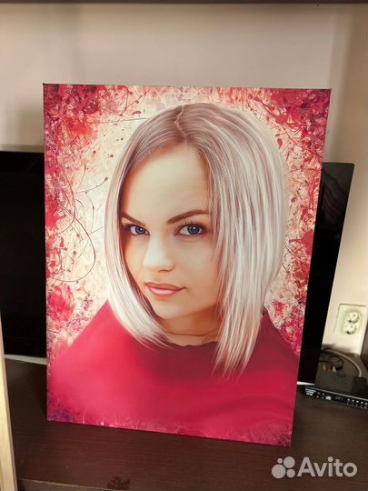 Портреты на холсте