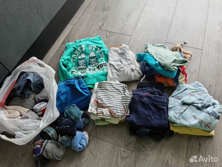 Детские вещи пакетом на мальчика 74 80 86 92