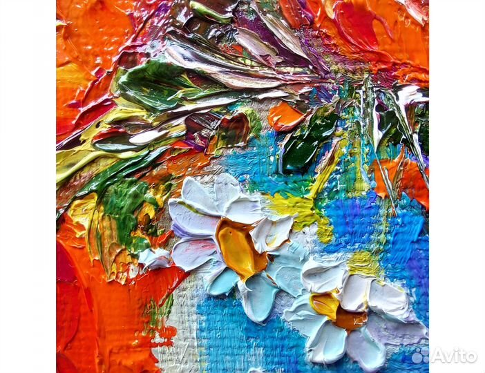 Картина с цветами 