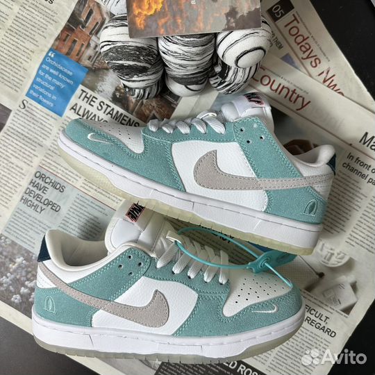 Кроссовки под заказ nike SB dunk white black