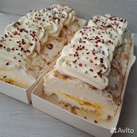 Меренговый рулет