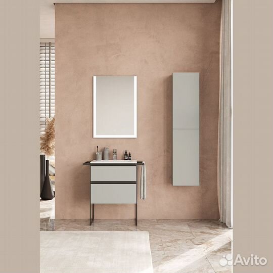 Пенал подвесной Roca Domi 1500 универсальный, серы