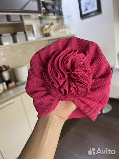 Шапочка для девочки 6-18 мес
