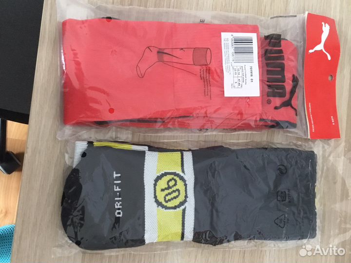 Носки футбольные фирменные, puma, Германия. 2 шт