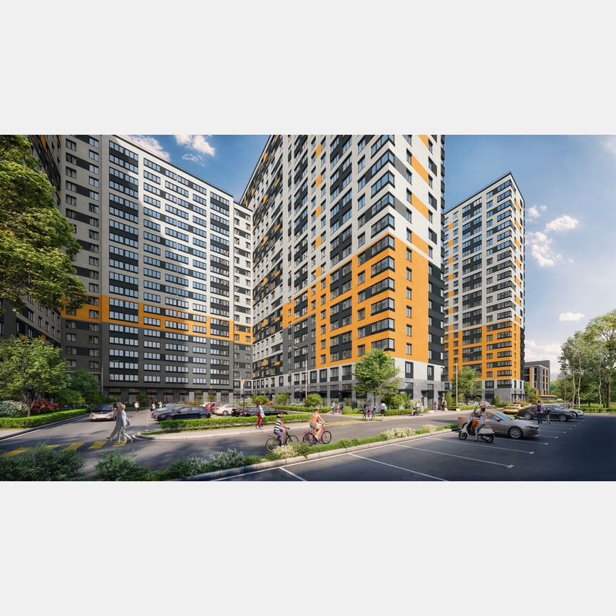 Апартаменты-студия, 27,1 м², 21/24 эт.