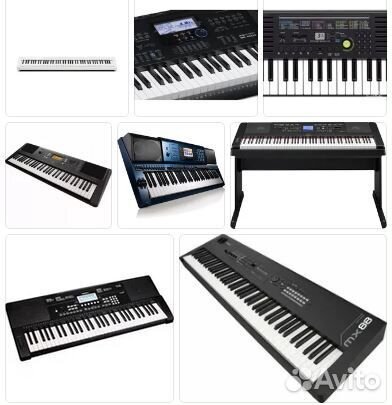 Пианино от 20000, синтезаторы 10000, Стойки 2000