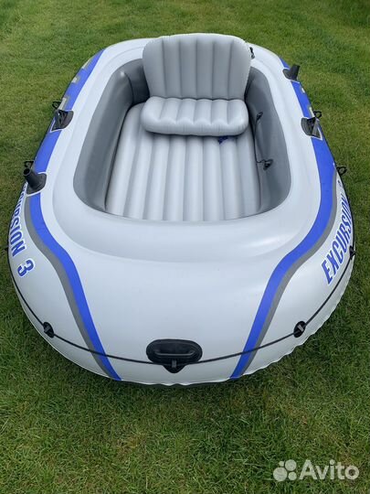 Надувная лодка intex excursion 3